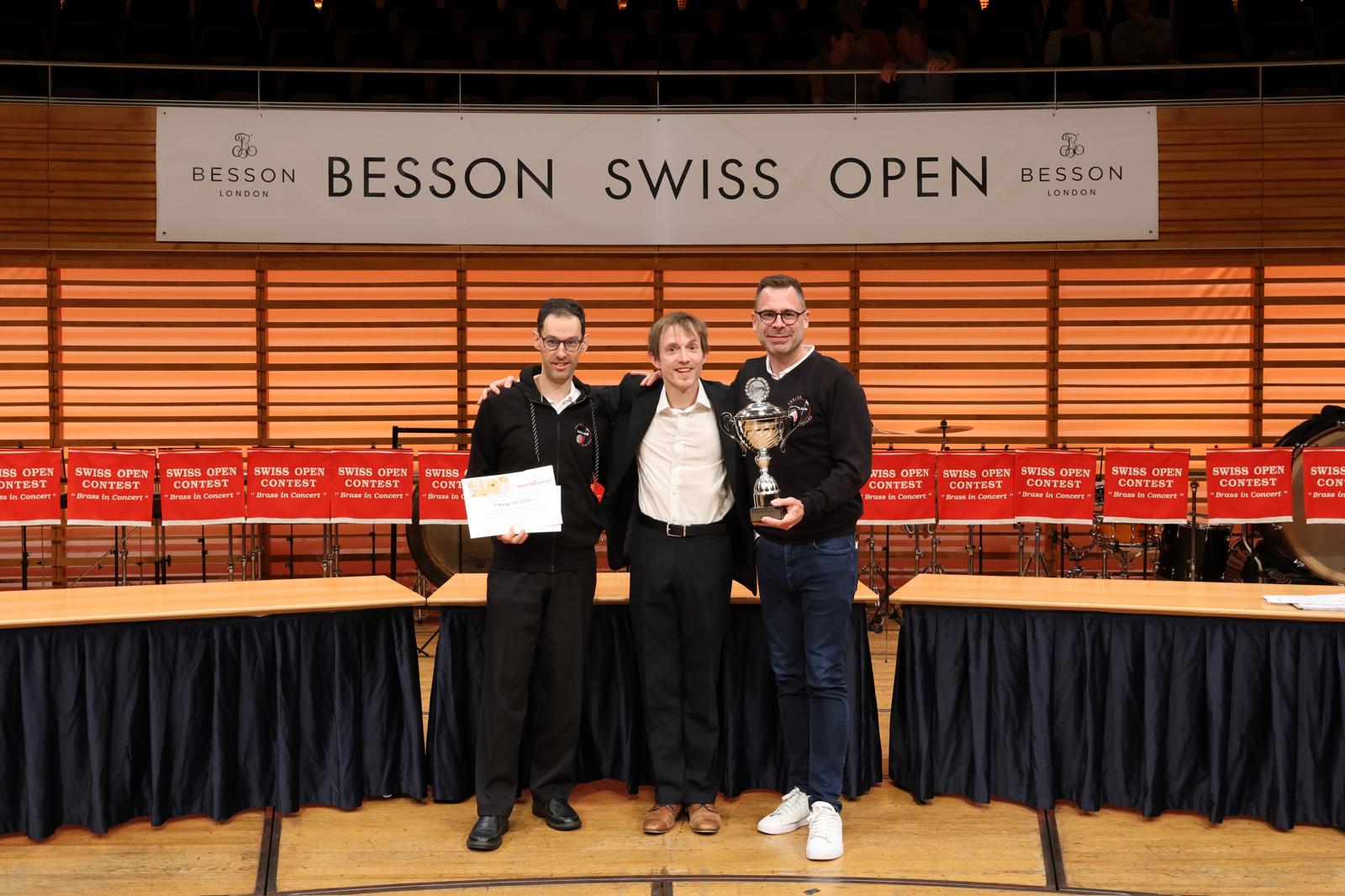 Swiss Open: Brass Band 13 Étoiles gewinnt